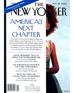 THE NEW YORKER 11月23日/2020
