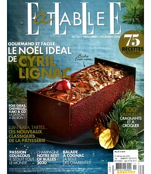 ELLE a table (法國版) 第133期 11-12月號/2020