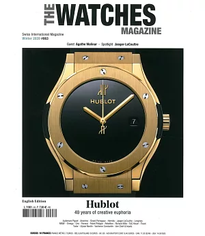 THE WATCHES MAGAZINE 第63期/2020