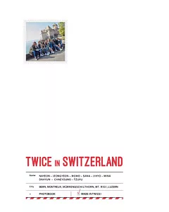 TWICE 週邊  TWICE TV5 / TWICE in SWITZERLAND 寫真書