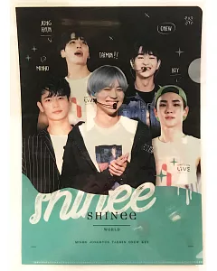 韓國KPOP週邊 SHINEE A4資料夾 - SHINEE