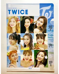 韓國KPOP週邊 TWICE A4資料夾 - TWICE (SUMMER NIGHT版)