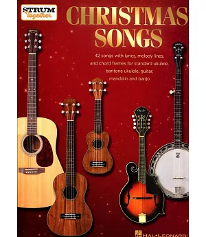 聖誕歌曲: 五種民間流行弦樂通用撥彈譜