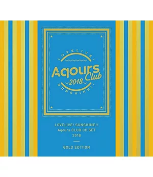 LoveLive! Aqours CLUB CD SET 2018 黃金版 初回盤