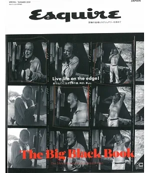 Esquire君子雜誌日文版 2019春夏：Esquire The Big Black Book