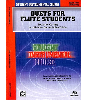 Student Instrumental Course: Duets for Flute Student,level 2