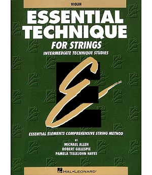Essential Techniqe for Strings  violin