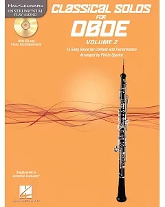 雙簧管的古典獨奏第2冊：15首用於比賽和表演的簡單獨奏 附CD