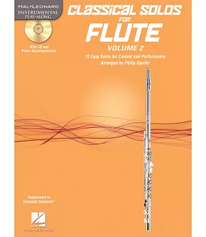長笛的古典獨奏第2冊：15首用於比賽和表演的簡單獨奏 附CD