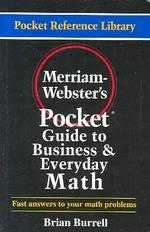 Merriam Webster\、s Pocket Guide to Business and Eveyday Math(限台灣)