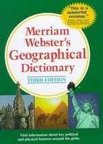 Merriam Webster\、s Geographical Dic.(限台灣)