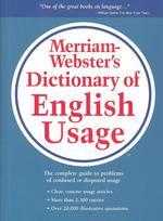 Merriam Webster\、s Dictionary of English Usage(限台灣)
