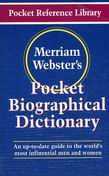 Merriam Webster’s Pocket Biogr...