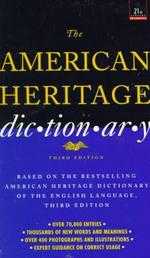 The American Heritage Dictionary ( Based on the New Third College ed. )(限台灣)