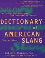 DICTIONARY of AMERICAN SLANG 3/e