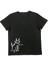 交換日記限量版短袖T恤－黑貓(L)