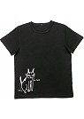 交換日記限量版短袖T恤－黑貓(M)