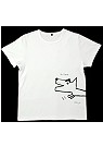 交換日記限量版短袖T恤－白狗(XL)