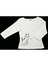 交換日記限量版七分袖T恤－白貓(L)