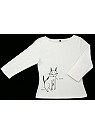交換日記限量版七分袖T恤－白貓(M)