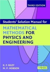 Student Solutions Manual for Mathematical Methods for Physics & Engineering 3/e