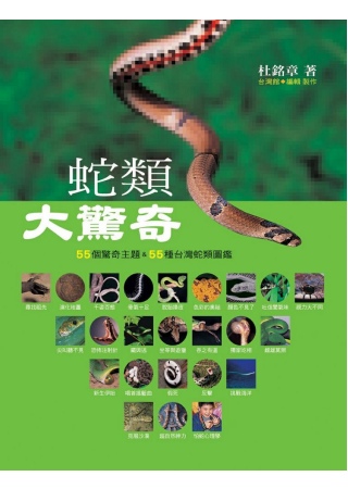 蛇類大驚奇：55個驚奇主題&55種臺灣蛇類圖鑑