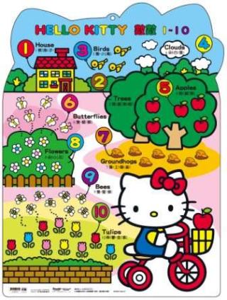 Hello Kitty 123立體學習掛圖