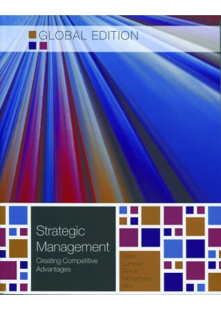 Strategic Management：Creating Competitive Advantages(6版)