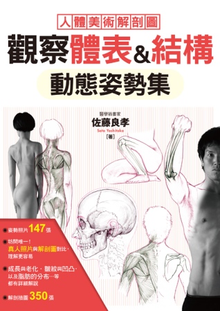 觀察體表&結構 動態姿勢集：最標準的人體美術解剖圖！這樣畫人...