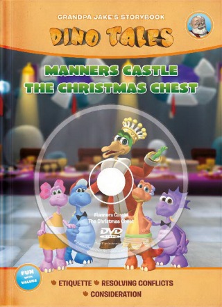 Dino Tales：Manners Castle & The Christmas Chest (英文版，附動畫DVD)