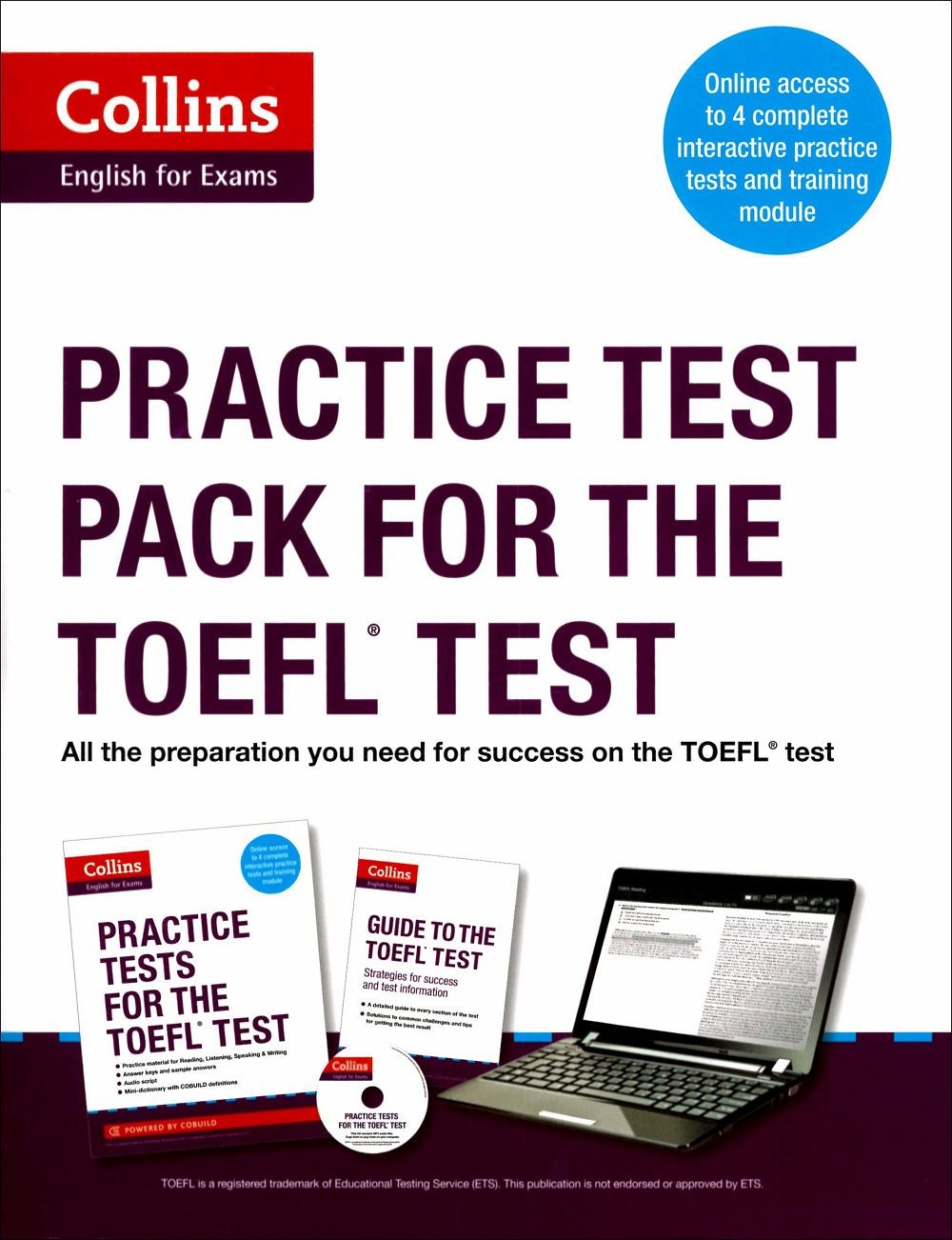 Collins-Practice Test Pack for the TOEFL Test with Guide & MP3 CD/1片