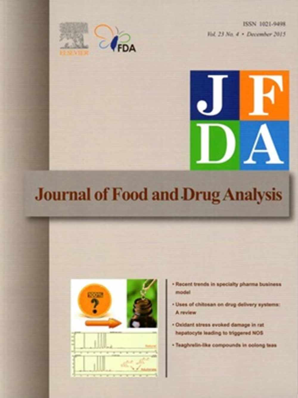 藥物食品分析季刊23卷4期2015.12