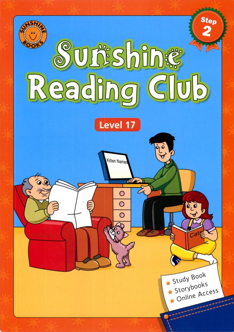 Sunshine Reading Club Level 17 Study Book with Storybooks and Online Access Code