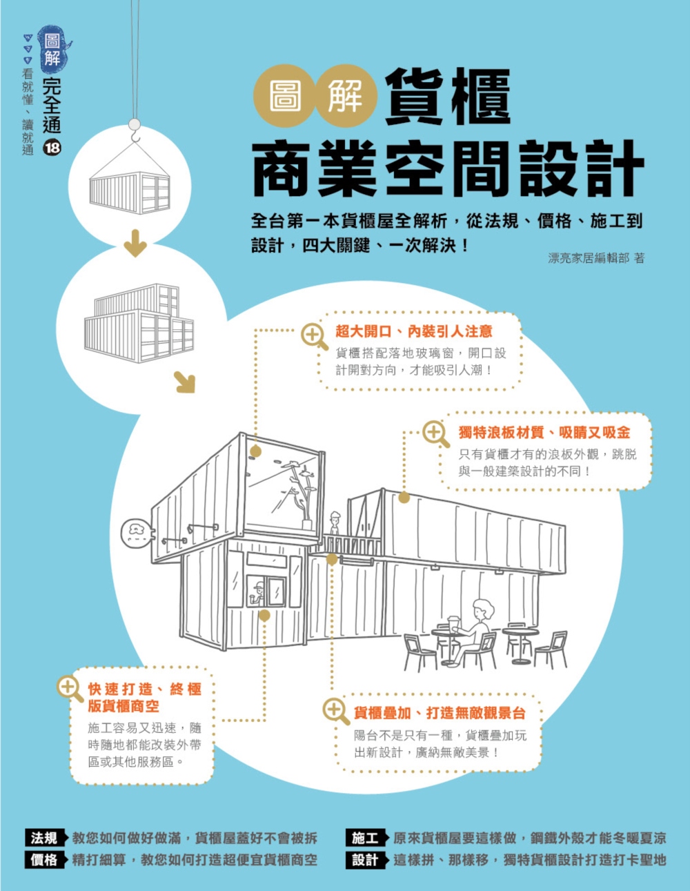 圖解貨櫃商業空間設計：全台第一本貨櫃屋全解析，從法規、價格、...