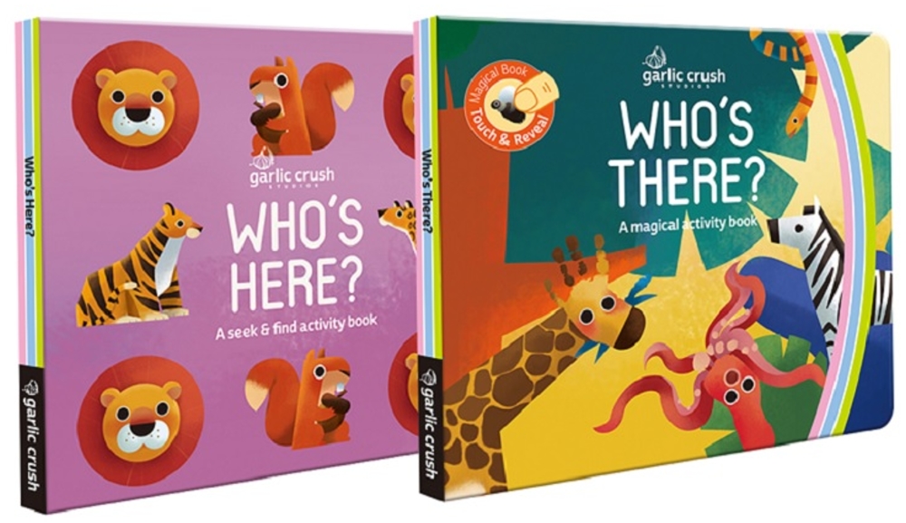 《Who’s There? 誰在那兒》冷藏活動書＋《Who’s Here? 誰在這兒》找找活動書