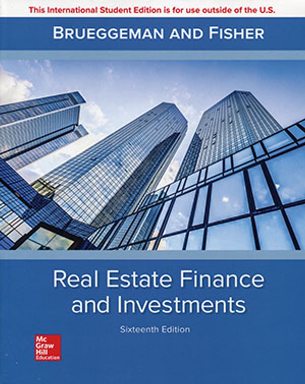 Real Estate Finance and Investments（16版）