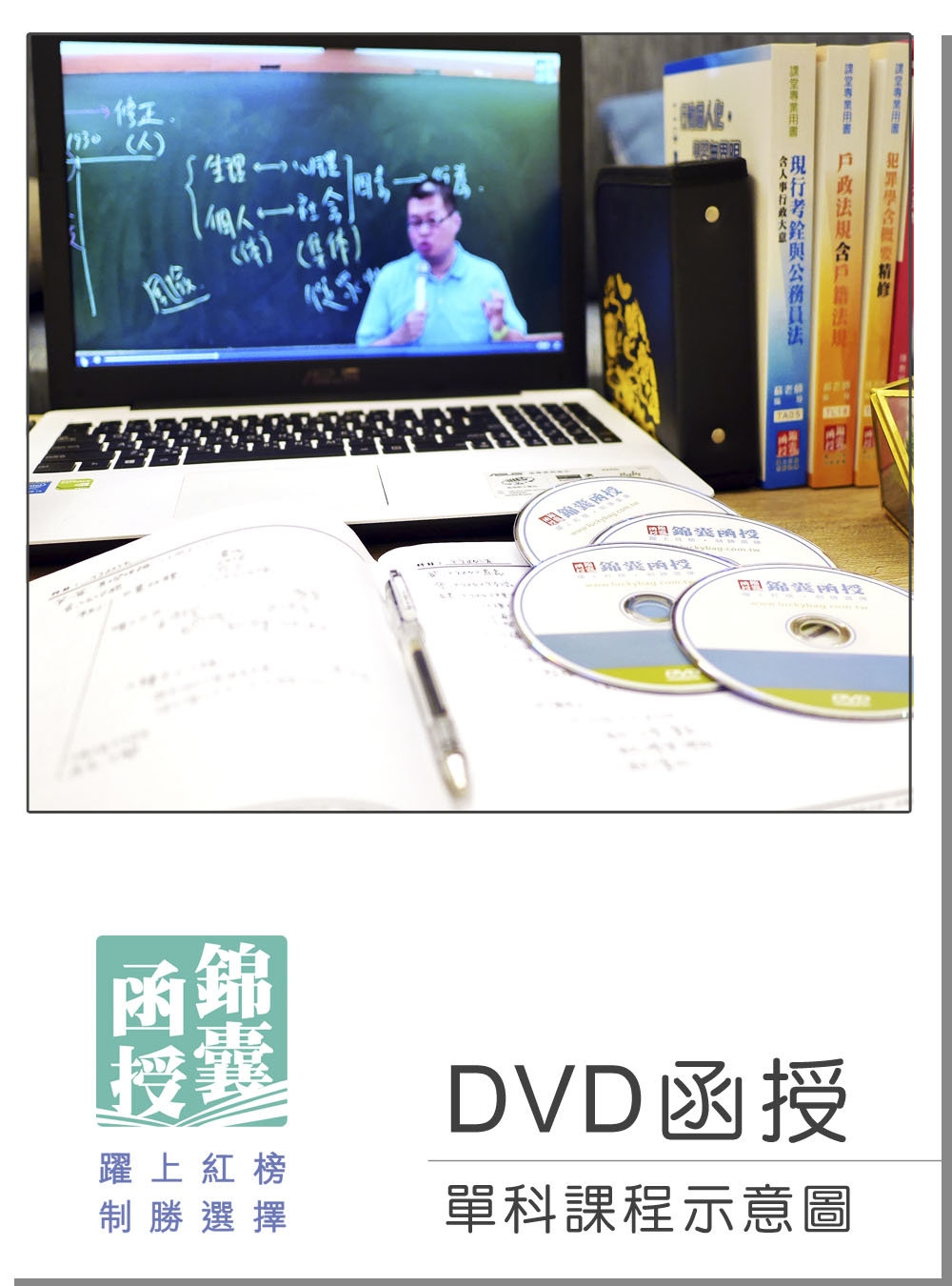 DVD函授 英文：單科課程(108版)