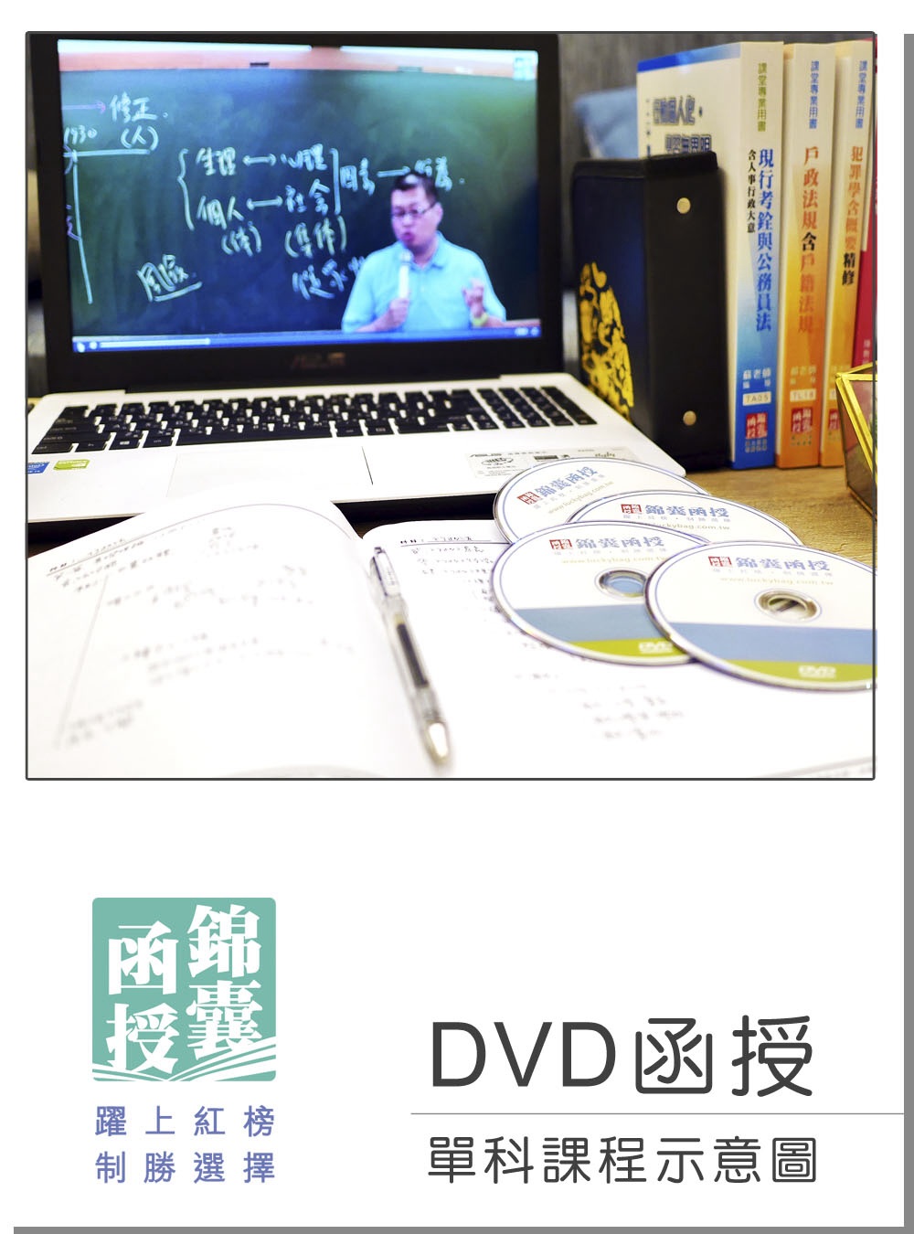 DVD函授 程式設計：單科課程(108版)