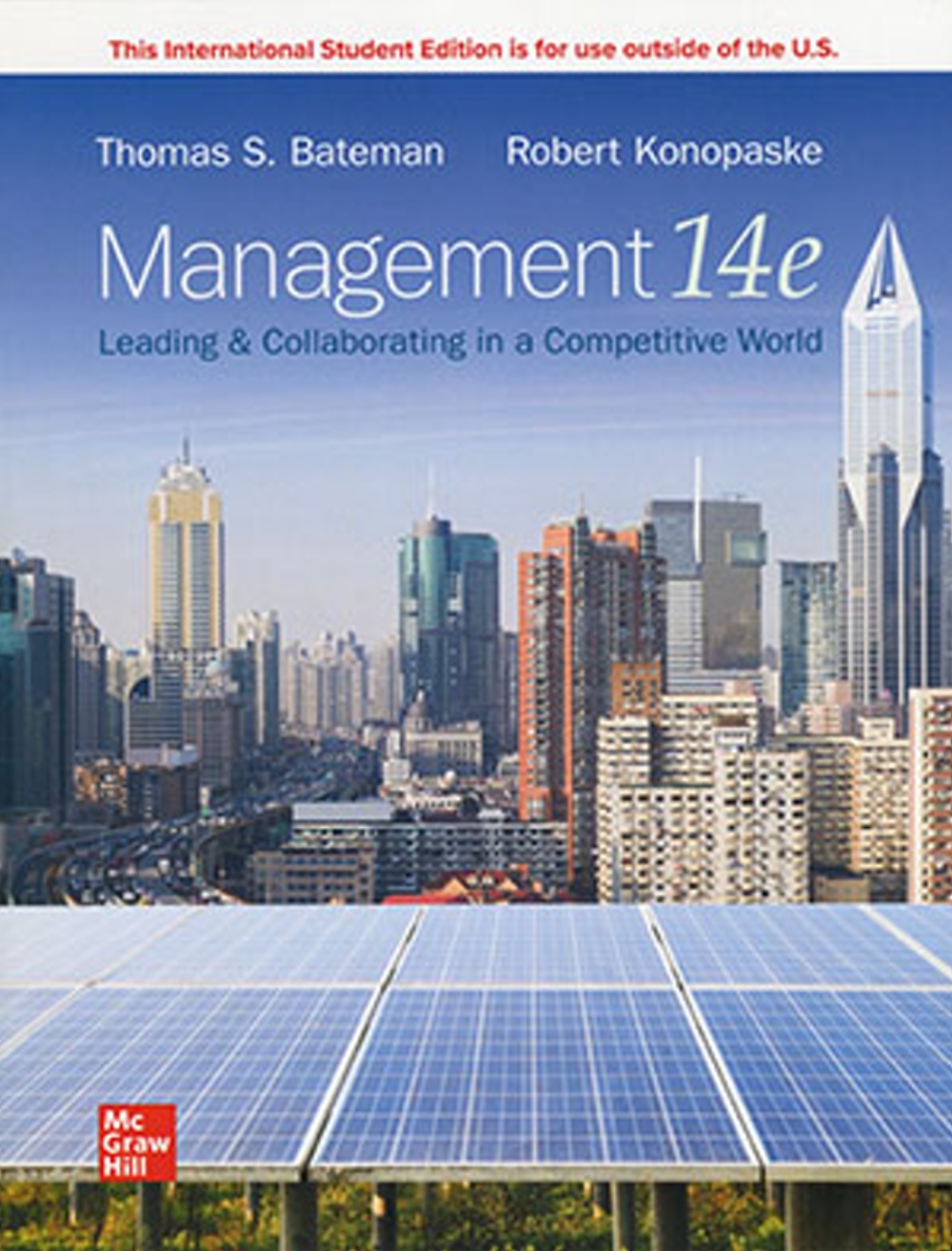 Management: Leading and Collaborating in a Competitive World (14版)