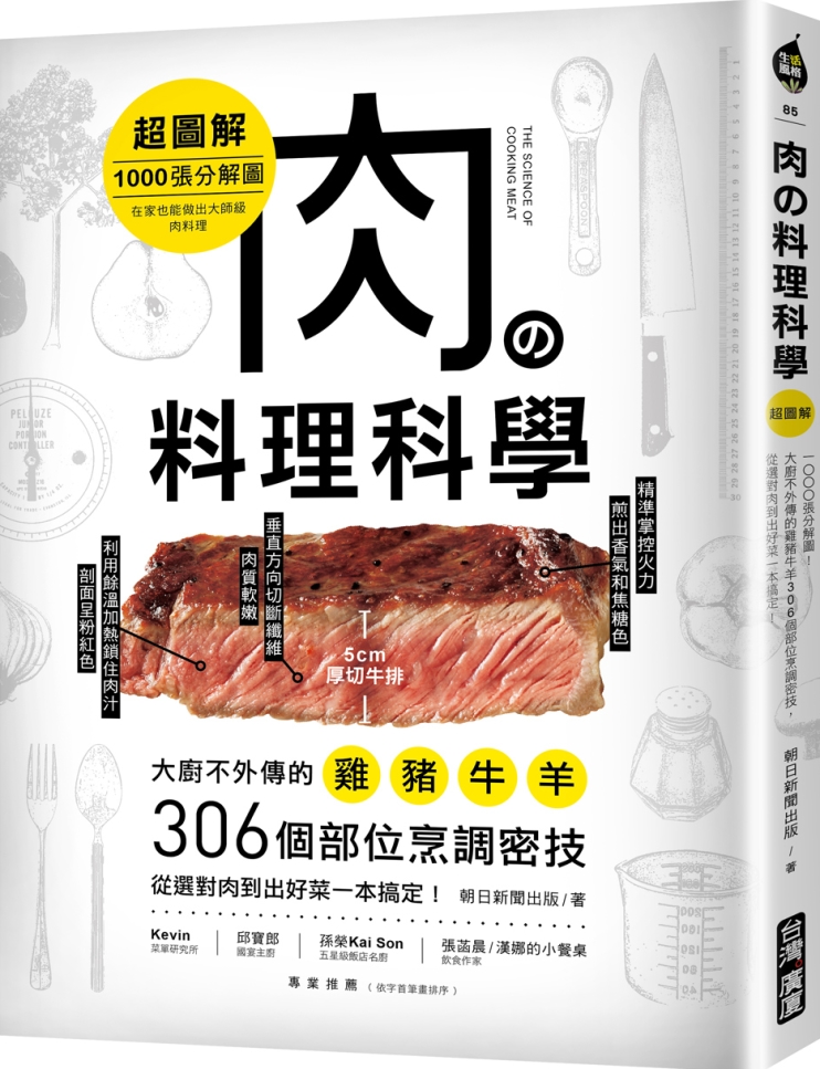 肉の料理科學【超圖解】：1000張分解圖！大廚不外傳的雞豬牛...