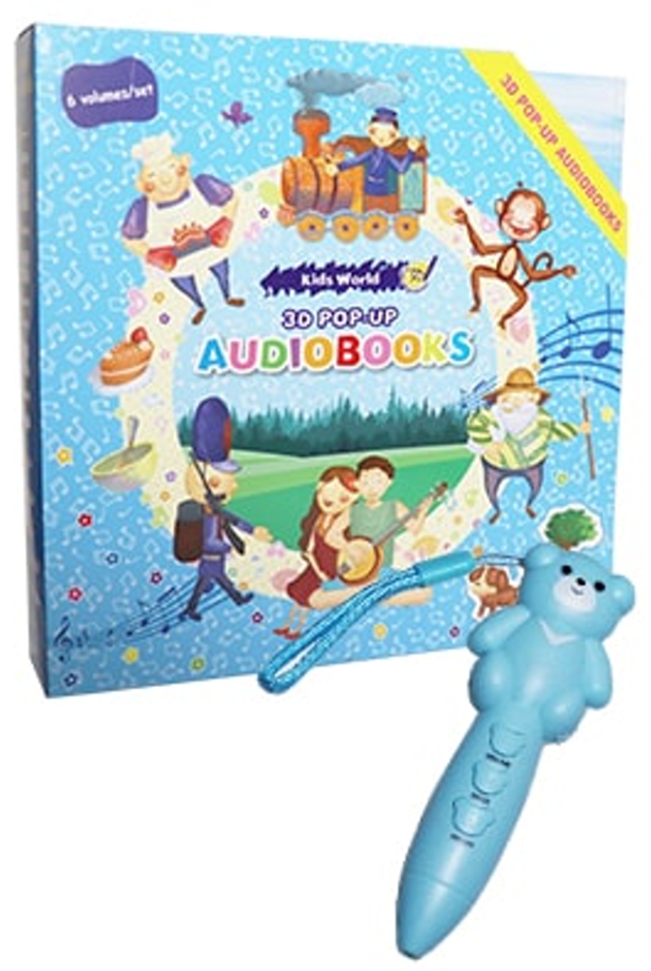 3D Pop-Up Audio Books （6本）＋ 8g 小熊筆(限台灣)