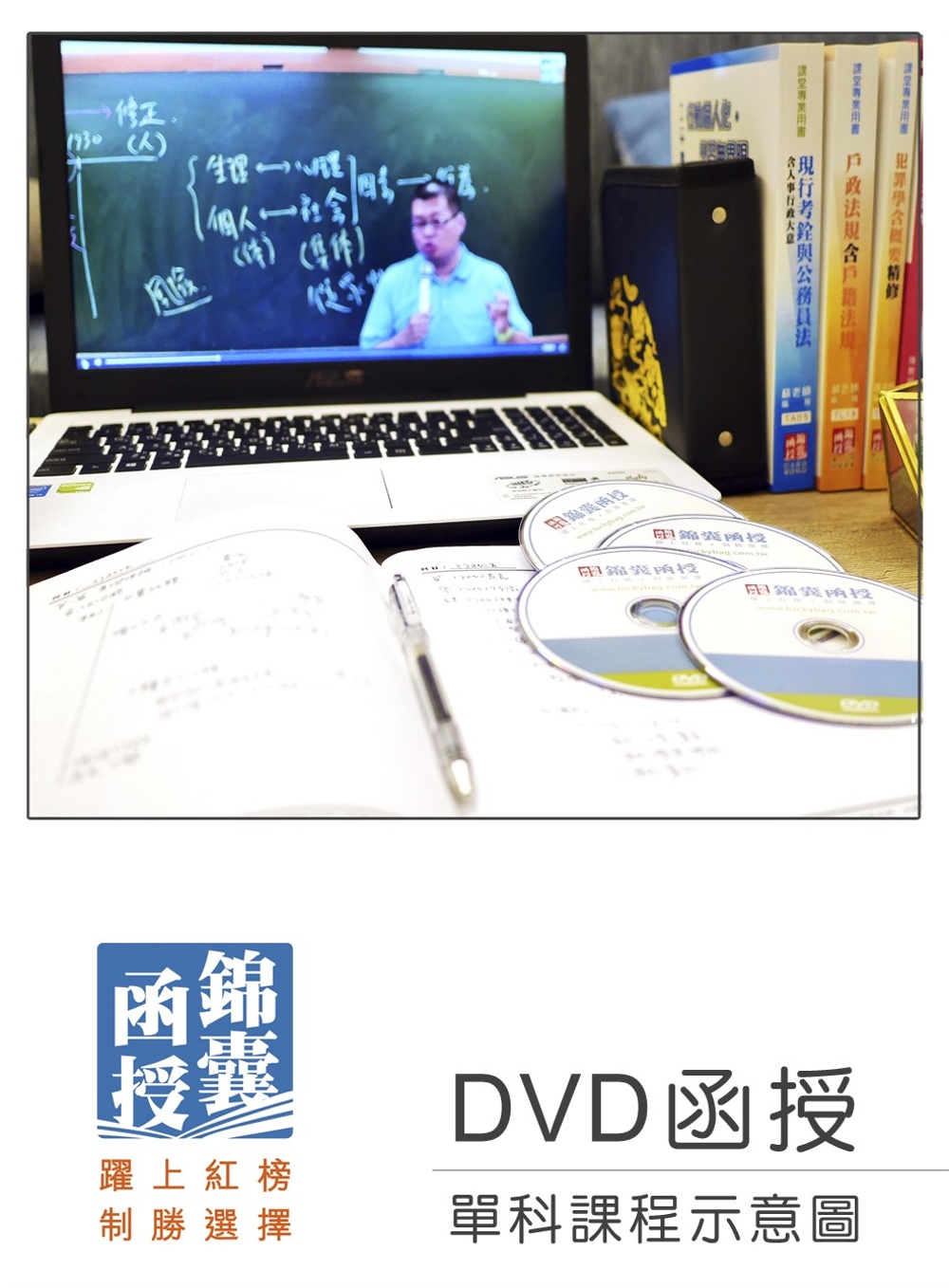 【DVD函授】資料通訊／資通網路：單科課程(109版)