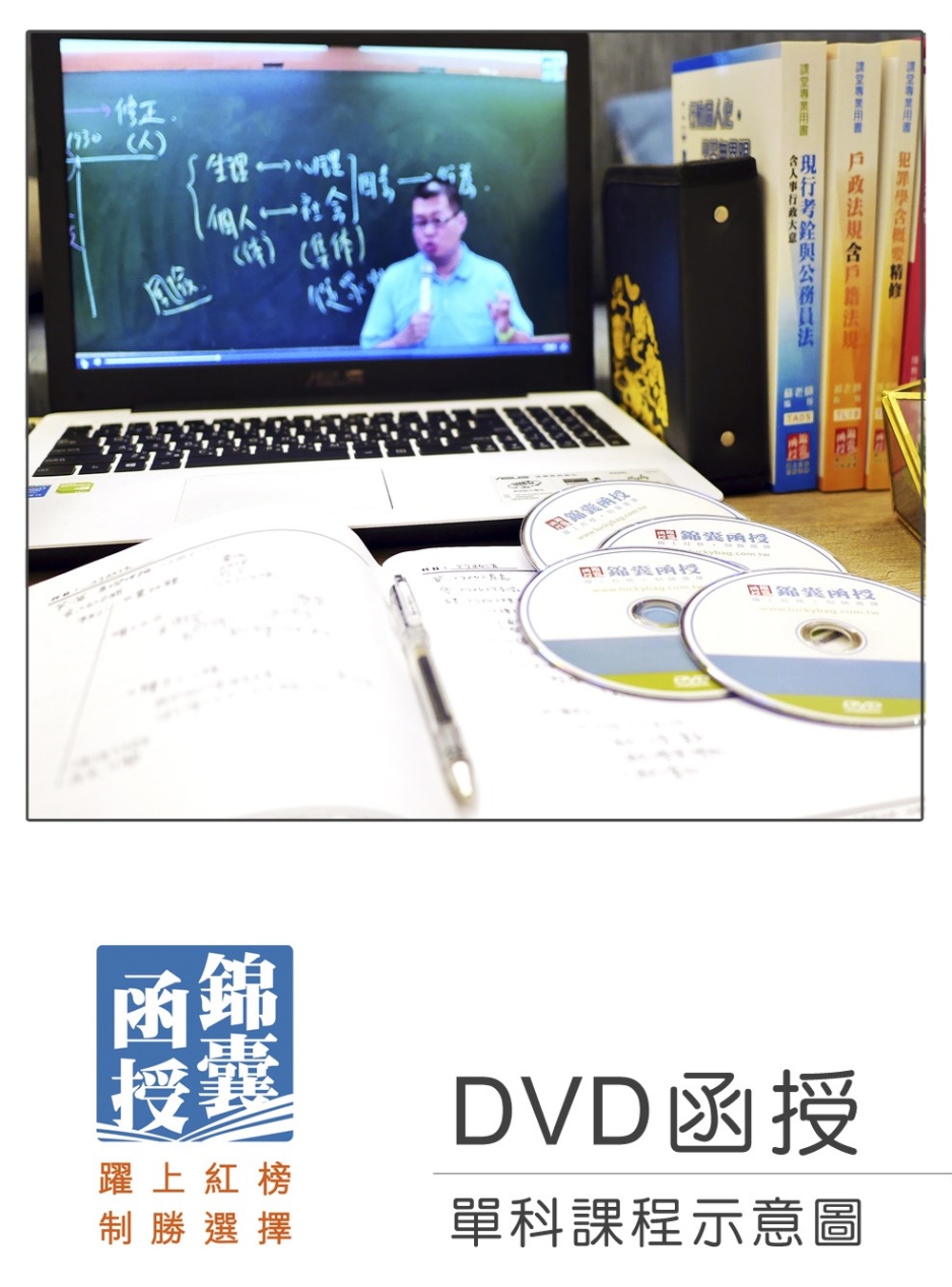 【DVD函授】郵政法暨交通安全常識(含郵政三法)：單科課程(...