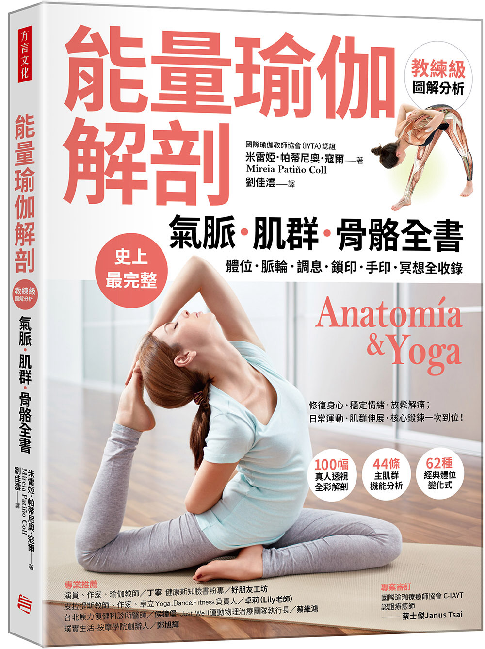 【能量瑜伽解剖】氣脈．肌群．骨骼全書：史上最完整！體位．脈輪...