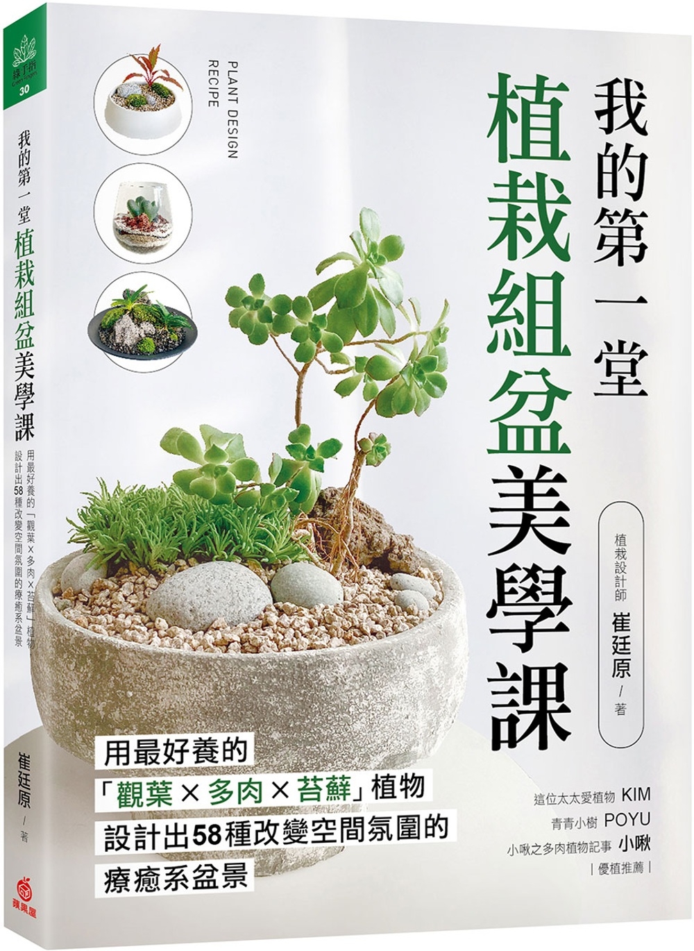 我的第一堂植栽組盆美學課：用最好養的「觀葉×多肉×苔蘚」植物...
