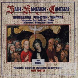 Bach: Cantatas, Vol 3 - Ascension Day, Whitsun, Trinity / Karl Richter