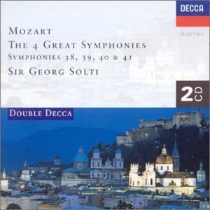 Mozart: The 4 Great Symphonies - Symphonies Nos. 38-41 / Solti(Conductor)