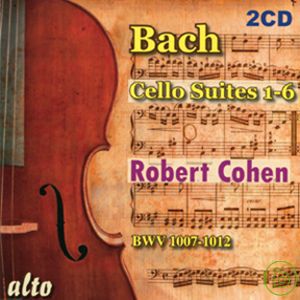 Bach: 6 Cello Suites BWV 1007-1012 / Robert Cohen (2CD)
