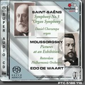 Saint-Saens: Symphony No.3 ＂Organ＂ & Mussorgsky: Pictures at an Exhibition / Daniel Chorzempa, Edo De Waart cond. Rotter