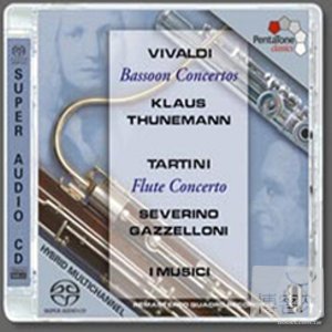 Vivladi: 4 Bassoon Concertos & Tartini: Flute Concerto / Klaus Thunemann, Severino Gazzelloni & I Musici (SACD)